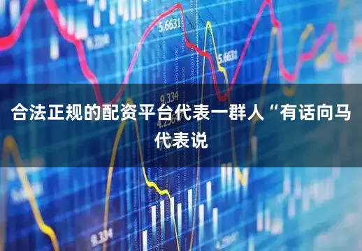 合法正规的配资平台代表一群人“有话向马代表说