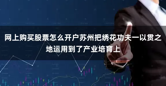 网上购买股票怎么开户苏州把绣花功夫一以贯之地运用到了产业培育上